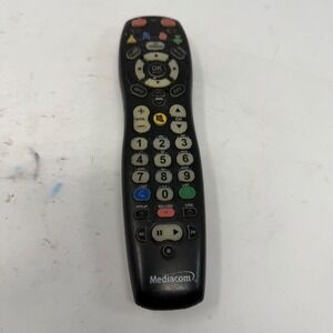 Mediacom Universal Remote Control UEI 2020B1-B2 Black Cable TV DVR Controller